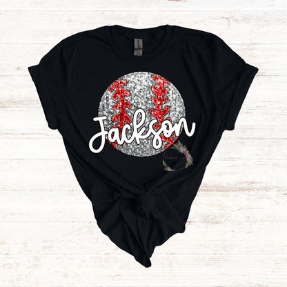Jackson Baseball Glitter